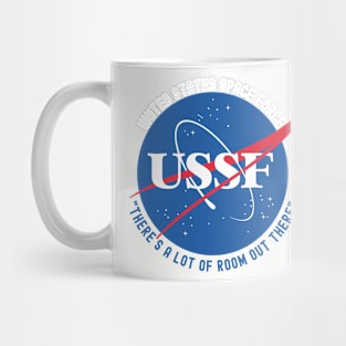 Space Force - There's a Lot of Room Out There CLEAN T-Shirt Mug